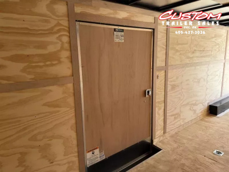 New #054940 2026 FOREST RIVER TA3 8.5 X 28 TANDEM AXLE 10K ENCLOSED W/ REAR RAMP DOOR