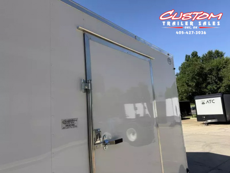 New #054940 2026 FOREST RIVER TA3 8.5 X 28 TANDEM AXLE 10K ENCLOSED W/ REAR RAMP DOOR