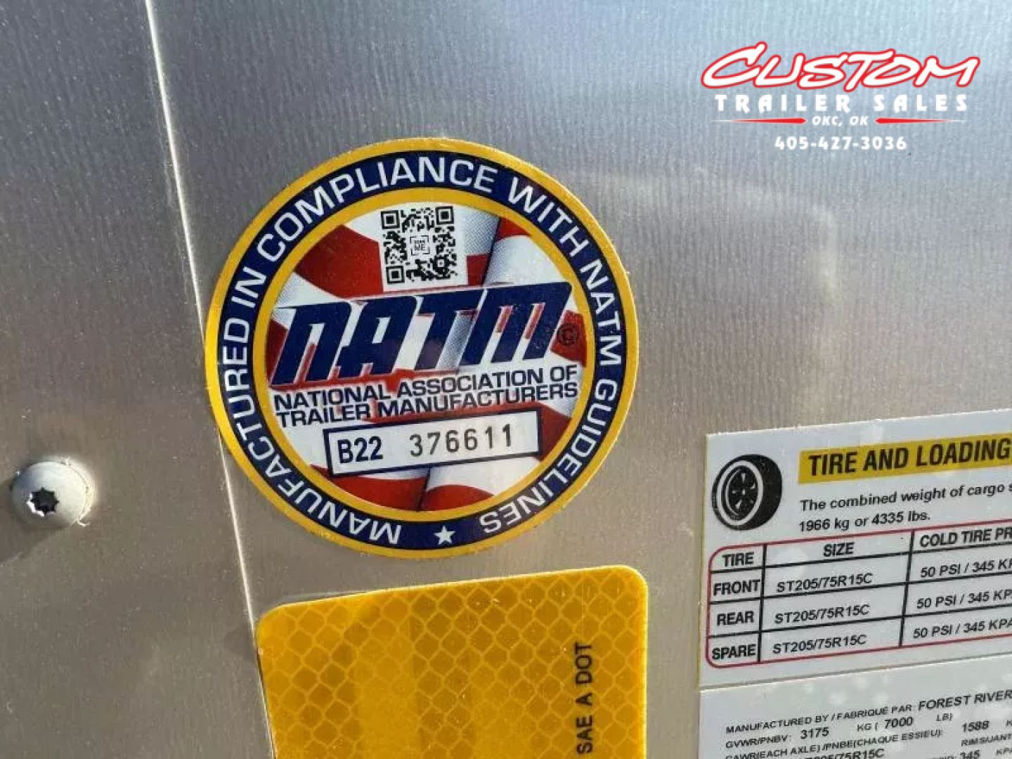 New #054952 2026 FOREST RIVER TA2 7 X 16 TANDEM AXLE 7K ENCLOSED W/ REAR RAMP DOOR