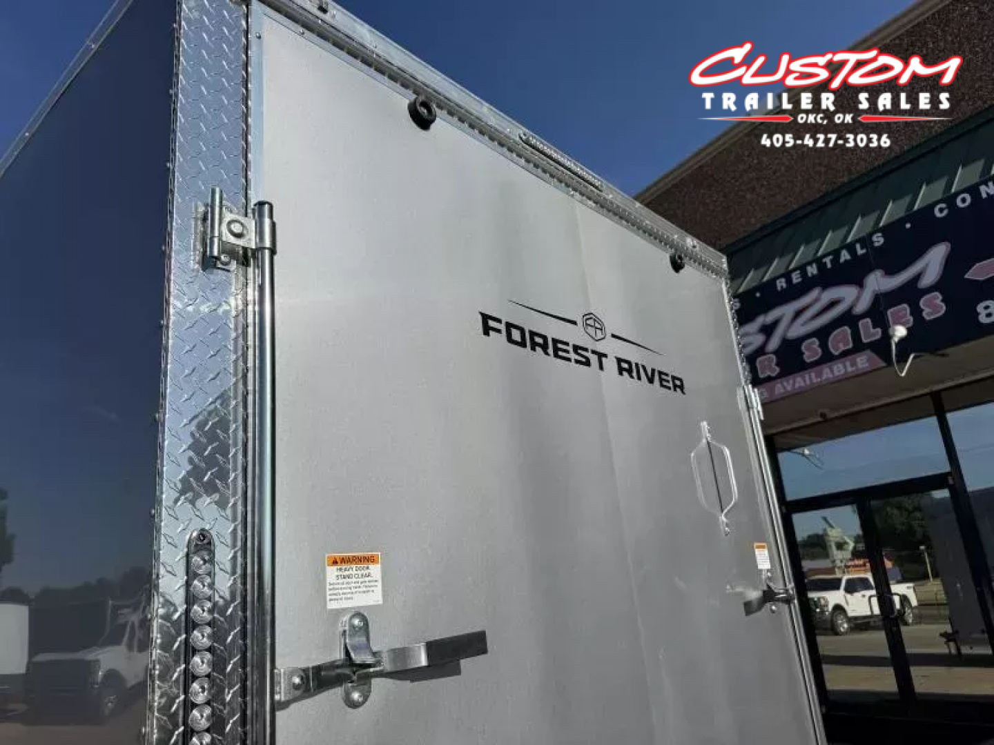 New #054952 2026 FOREST RIVER TA2 7 X 16 TANDEM AXLE 7K ENCLOSED W/ REAR RAMP DOOR