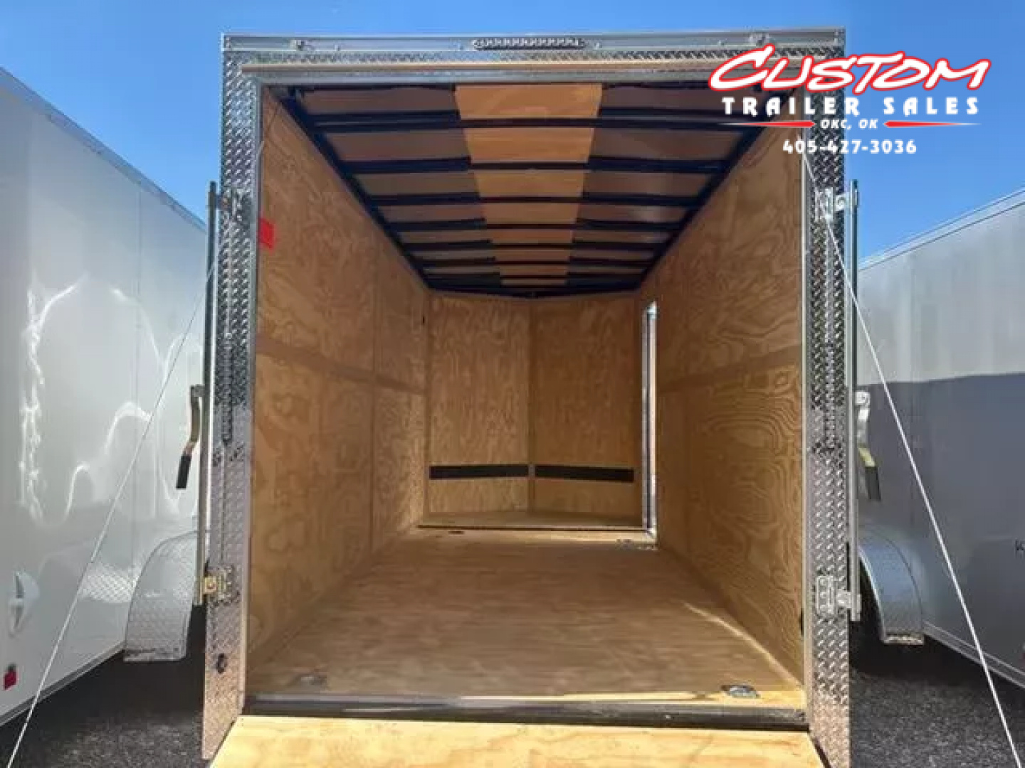 New #054952 2026 FOREST RIVER TA2 7 X 16 TANDEM AXLE 7K ENCLOSED W/ REAR RAMP DOOR