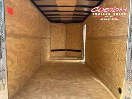 New #054952 2026 FOREST RIVER TA2 7 X 16 TANDEM AXLE 7K ENCLOSED W/ REAR RAMP DOOR