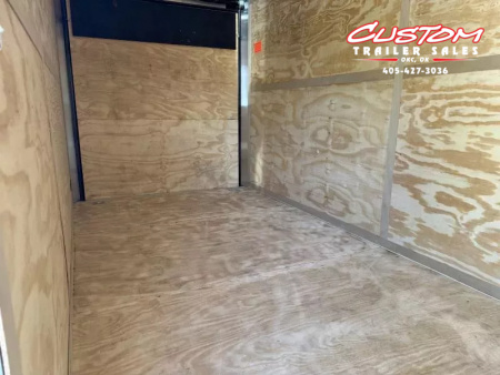 New #054952 2026 FOREST RIVER TA2 7 X 16 TANDEM AXLE 7K ENCLOSED W/ REAR RAMP DOOR