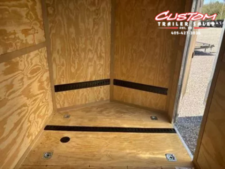 New #054952 2026 FOREST RIVER TA2 7 X 16 TANDEM AXLE 7K ENCLOSED W/ REAR RAMP DOOR