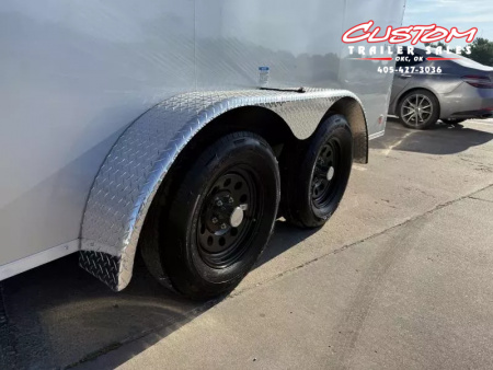 New #054952 2026 FOREST RIVER TA2 7 X 16 TANDEM AXLE 7K ENCLOSED W/ REAR RAMP DOOR