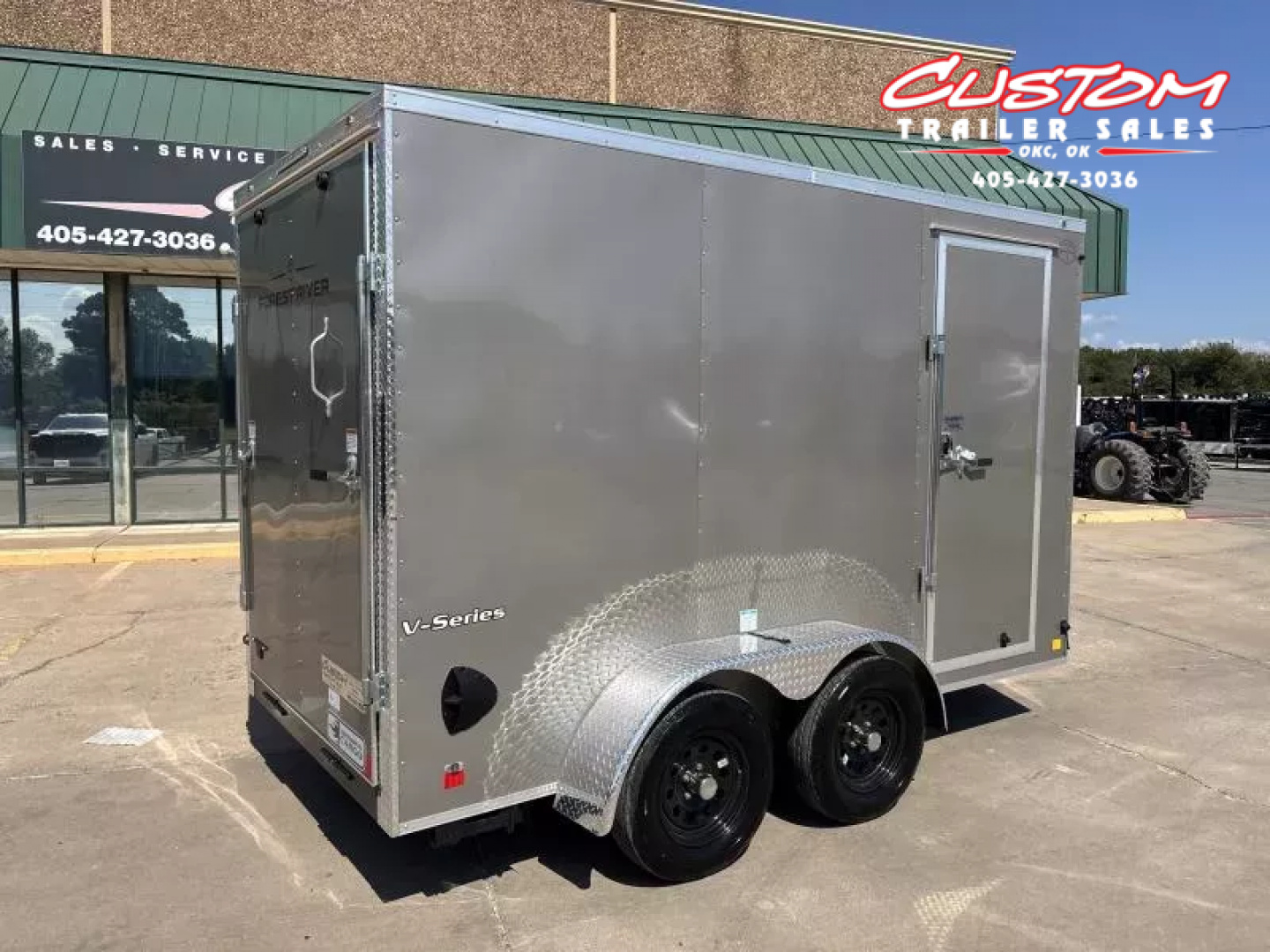 New #054966 2026 FOREST RIVER TA2 6 X 12 TANDEM AXLE 7K ENCLOSED W/ REAR RAMP DOOR