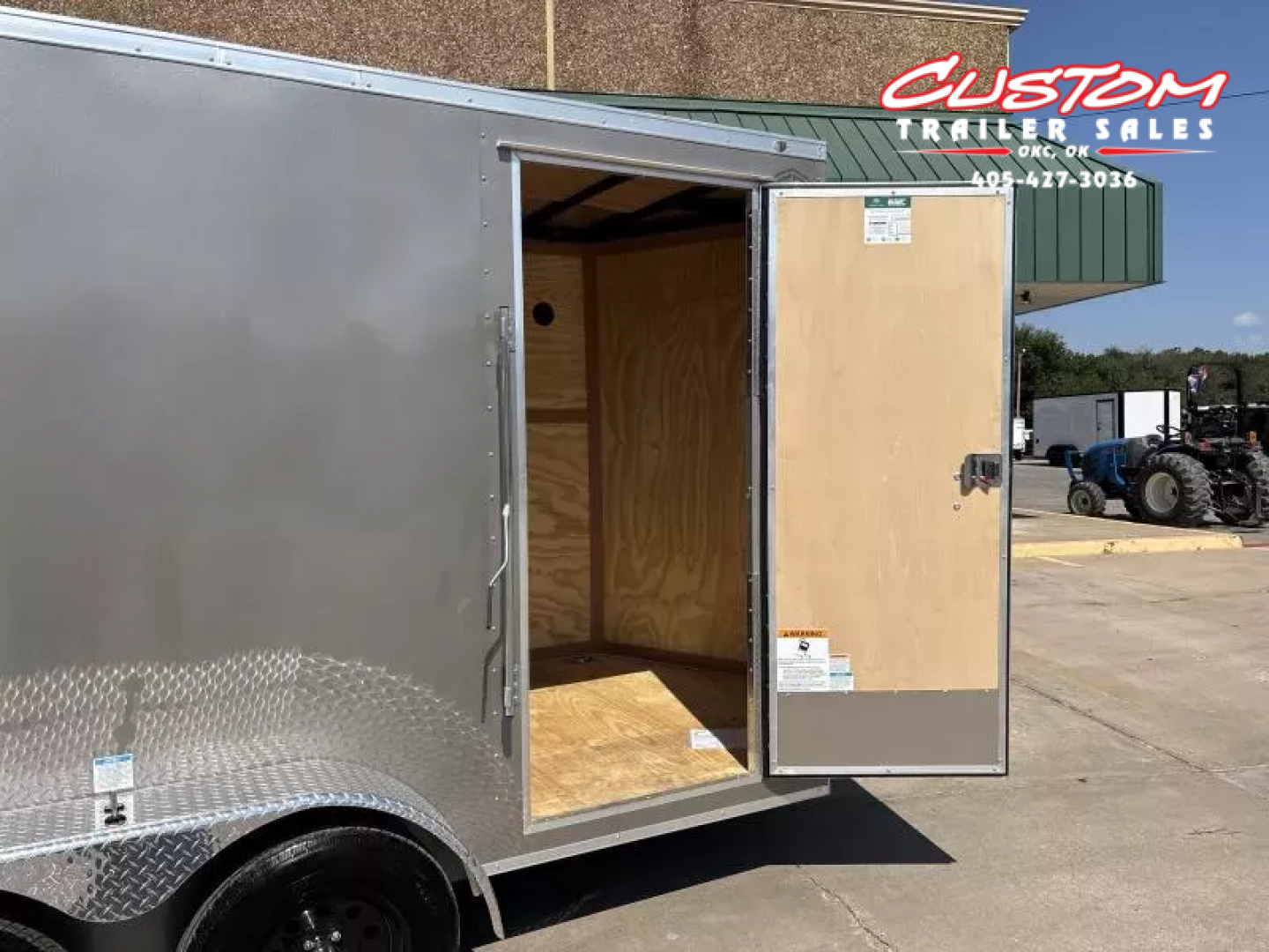 New #054966 2026 FOREST RIVER TA2 6 X 12 TANDEM AXLE 7K ENCLOSED W/ REAR RAMP DOOR