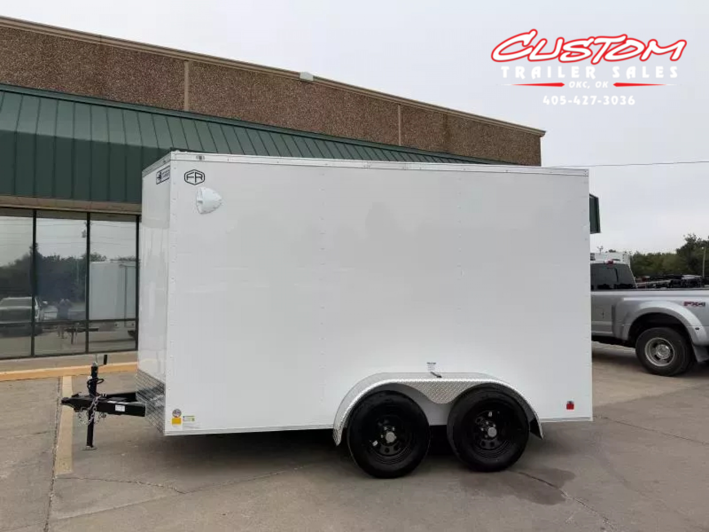 New #054980 2026 FOREST RIVER TA2 6 X 12 TANDEM AXLE 7K ENCLOSED W/ REAR RAMP DOOR