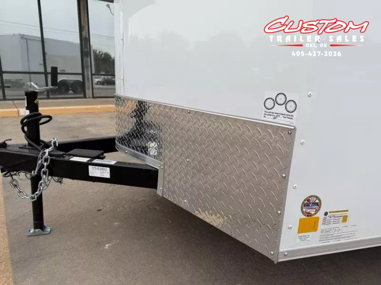 New #054980 2026 FOREST RIVER TA2 6 X 12 TANDEM AXLE 7K ENCLOSED W/ REAR RAMP DOOR