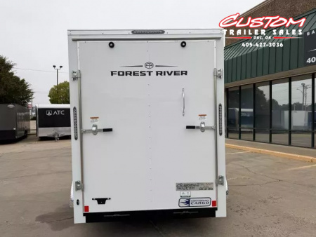New #054980 2026 FOREST RIVER TA2 6 X 12 TANDEM AXLE 7K ENCLOSED W/ REAR RAMP DOOR