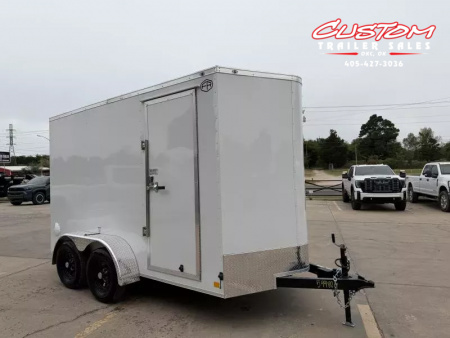 New #054980 2026 FOREST RIVER TA2 6 X 12 TANDEM AXLE 7K ENCLOSED W/ REAR RAMP DOOR