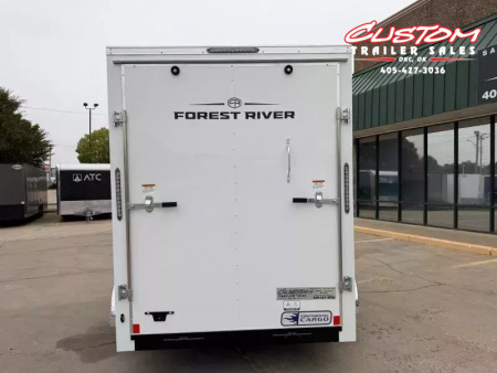 New #054981 2026 FOREST RIVER TA2 6 X 12 TANDEM AXLE 7K ENCLOSED W/ REAR RAMP DOOR