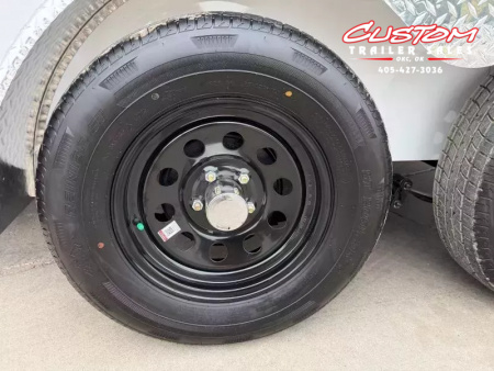 New #054981 2026 FOREST RIVER TA2 6 X 12 TANDEM AXLE 7K ENCLOSED W/ REAR RAMP DOOR