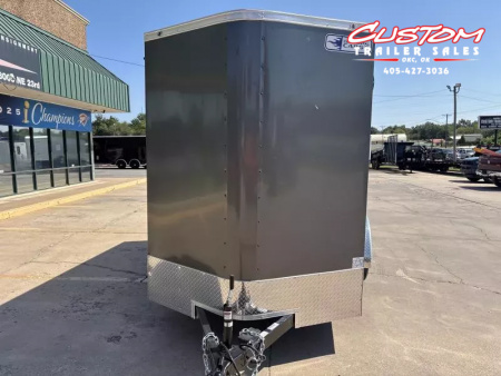 New #055083 2026 FOREST RIVER TA2 7 X 14 TANDEM AXLE 7K ENCLOSED W/ REAR RAMP DOOR