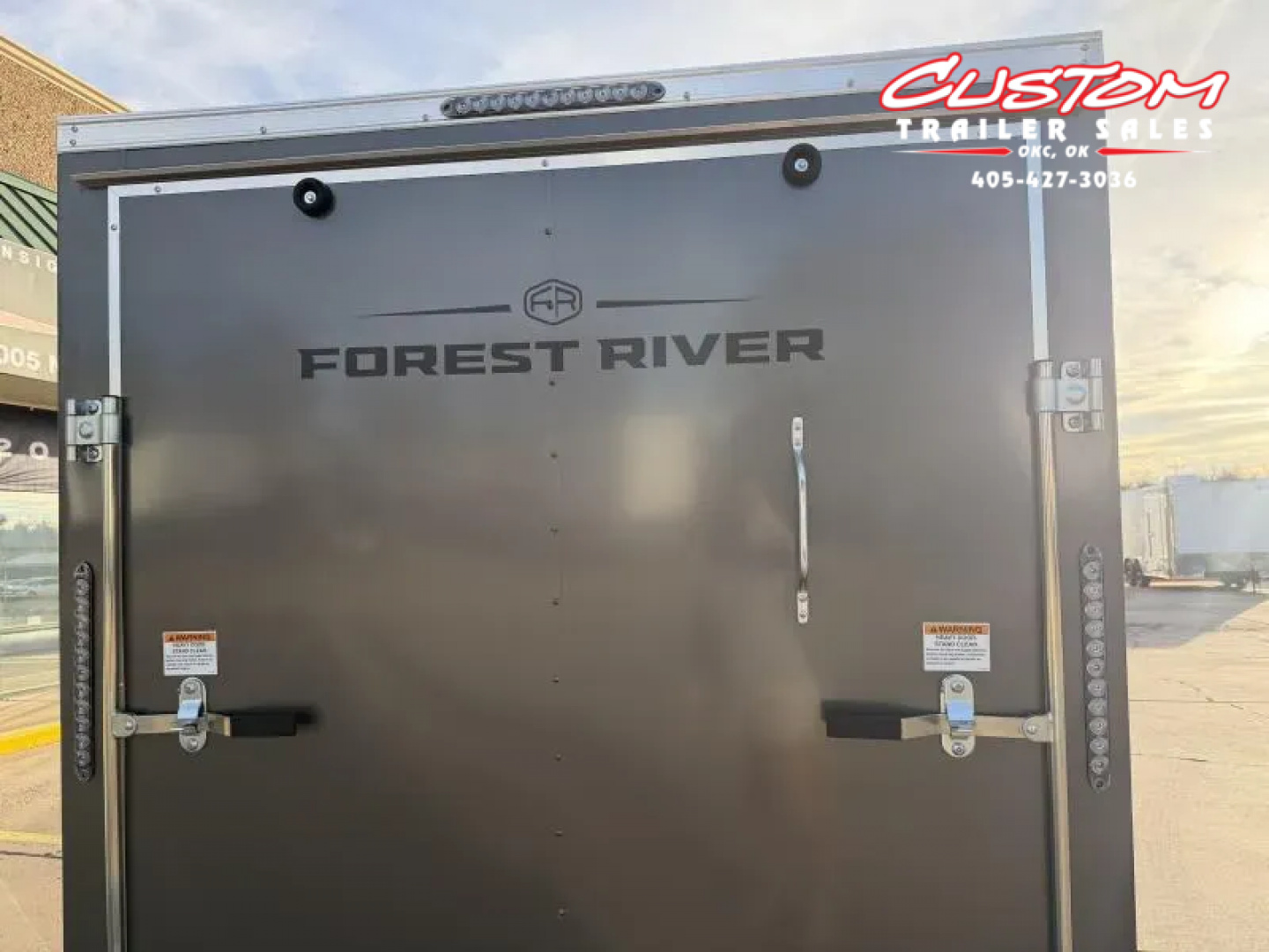 New #055191 2026 FOREST RIVER SA 6 X 12 SINGLE AXLE 3K ENCLOSED W/ REAR RAMP DOOR