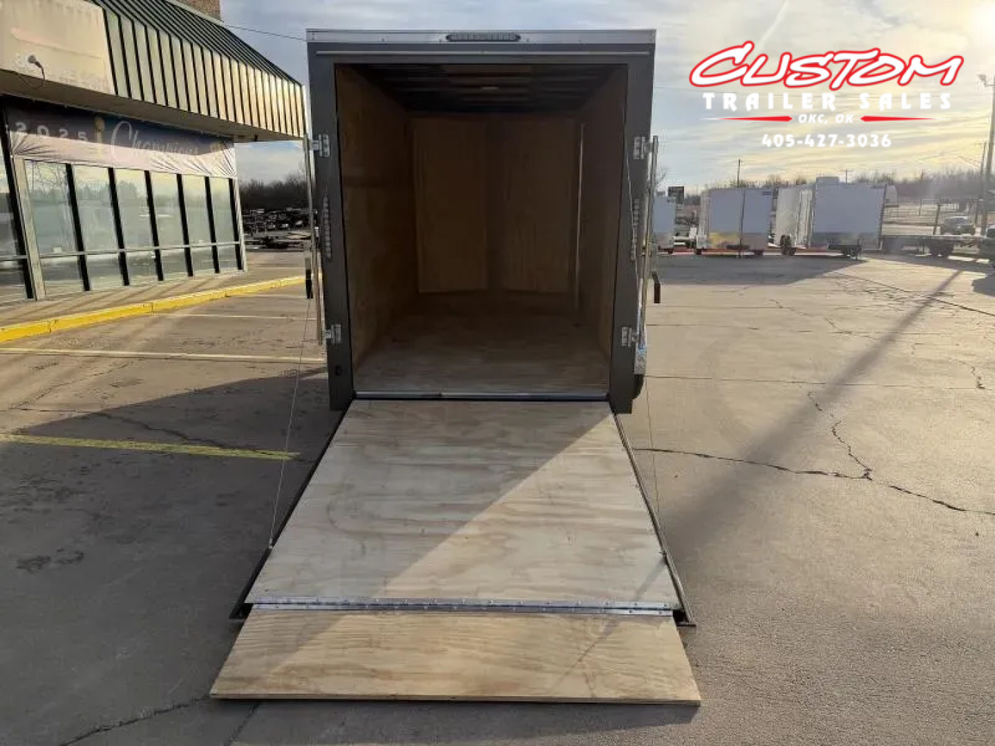 New #055191 2026 FOREST RIVER SA 6 X 12 SINGLE AXLE 3K ENCLOSED W/ REAR RAMP DOOR