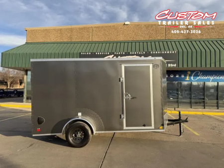 New #055191 2026 FOREST RIVER SA 6 X 12 SINGLE AXLE 3K ENCLOSED W/ REAR RAMP DOOR