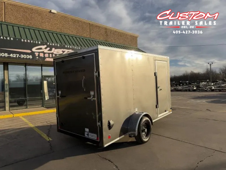 New #055191 2026 FOREST RIVER SA 6 X 12 SINGLE AXLE 3K ENCLOSED W/ REAR RAMP DOOR