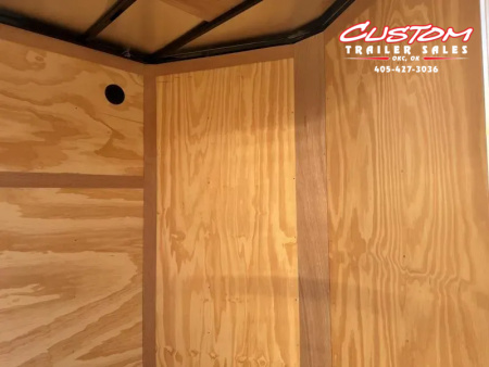 New #055191 2026 FOREST RIVER SA 6 X 12 SINGLE AXLE 3K ENCLOSED W/ REAR RAMP DOOR