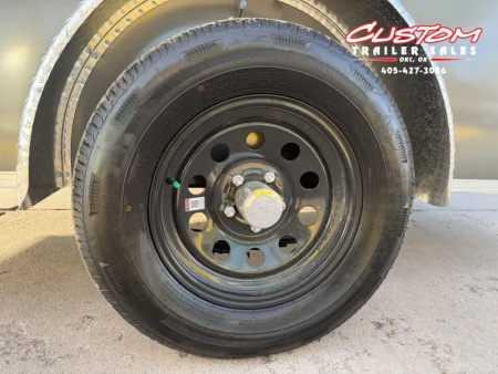 New #055191 2026 FOREST RIVER SA 6 X 12 SINGLE AXLE 3K ENCLOSED W/ REAR RAMP DOOR