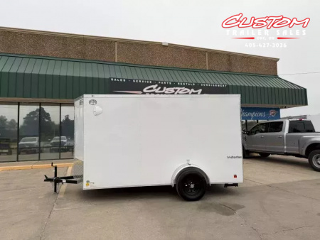 New #055207 2026 FOREST RIVER SA 6 X 12 SINGLE AXLE 3K ENCLOSED W/ REAR RAMP DOOR