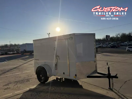 New #055219 2026 FOREST RIVER SA 5 X 8 SINGLE AXLE 3K ENCLOSED W/ REAR RAMP DOOR