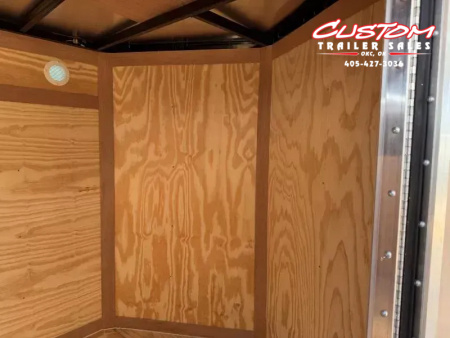 New #055219 2026 FOREST RIVER SA 5 X 8 SINGLE AXLE 3K ENCLOSED W/ REAR RAMP DOOR