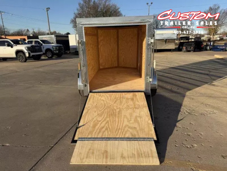 New #055219 2026 FOREST RIVER SA 5 X 8 SINGLE AXLE 3K ENCLOSED W/ REAR RAMP DOOR