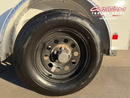 New #055219 2026 FOREST RIVER SA 5 X 8 SINGLE AXLE 3K ENCLOSED W/ REAR RAMP DOOR