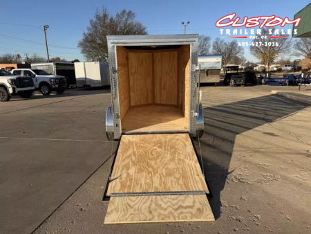 New #055223 2026 FOREST RIVER SA 5 X 8 SINGLE AXLE 3K ENCLOSED W/ REAR RAMP DOOR