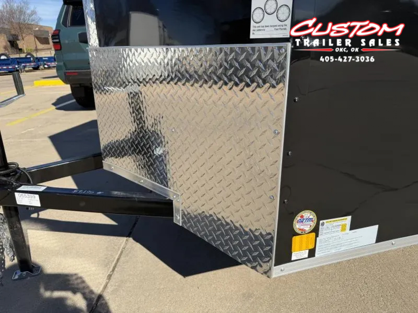 New #055399 2026 FOREST RIVER SA 5 X 8 SINGLE AXLE 3K ENCLOSED W/ REAR RAMP DOOR