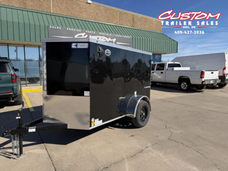 New #055399 2026 FOREST RIVER SA 5 X 8 SINGLE AXLE 3K ENCLOSED W/ REAR RAMP DOOR