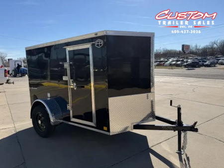 New #055399 2026 FOREST RIVER SA 5 X 8 SINGLE AXLE 3K ENCLOSED W/ REAR RAMP DOOR