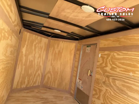 New #055399 2026 FOREST RIVER SA 5 X 8 SINGLE AXLE 3K ENCLOSED W/ REAR RAMP DOOR