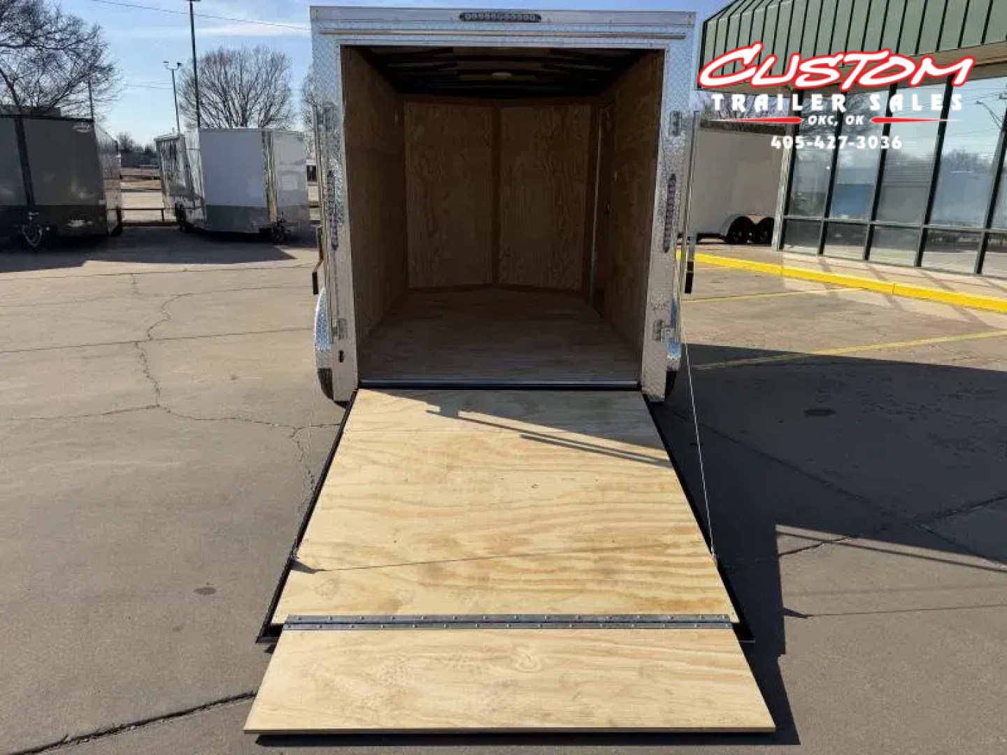 New #055414 2026 FOREST RIVER SA 6 X 10 SINGLE AXLE 3K ENCLOSED W/ REAR RAMP DOOR