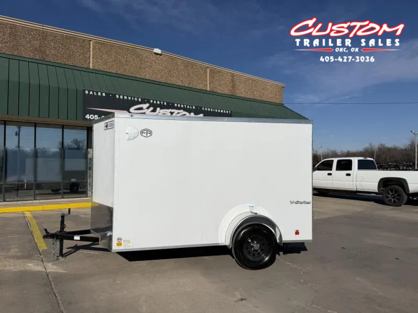 New #055414 2026 FOREST RIVER SA 6 X 10 SINGLE AXLE 3K ENCLOSED W/ REAR RAMP DOOR