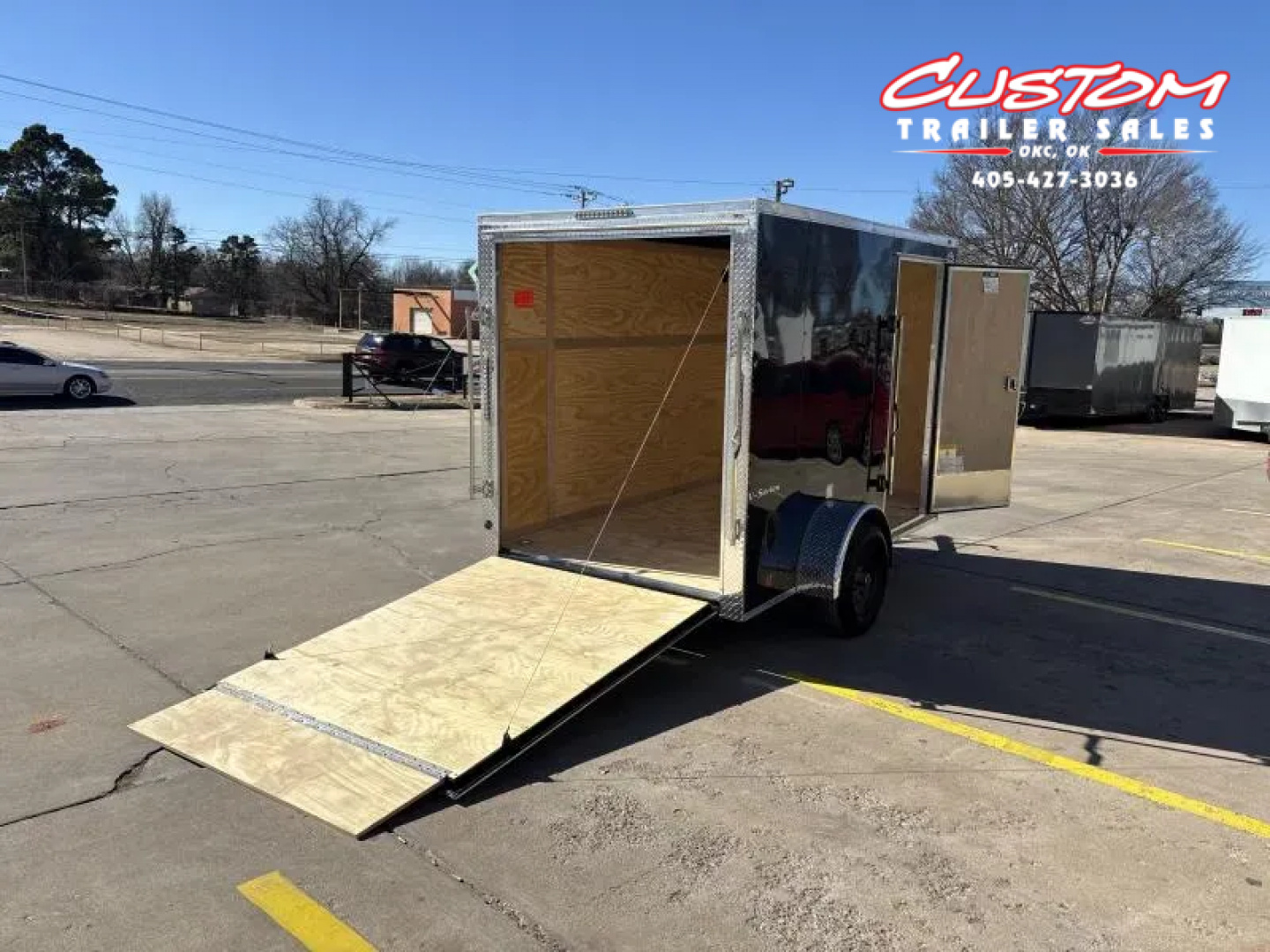 New #055479 2026 FOREST RIVER SA 6 X 10 SINGLE AXLE 3K ENCLOSED W/ REAR RAMP DOOR