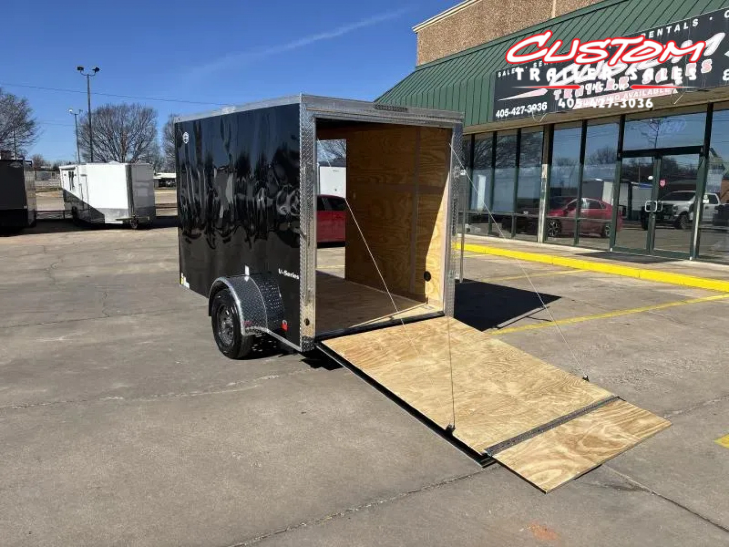 New #055479 2026 FOREST RIVER SA 6 X 10 SINGLE AXLE 3K ENCLOSED W/ REAR RAMP DOOR