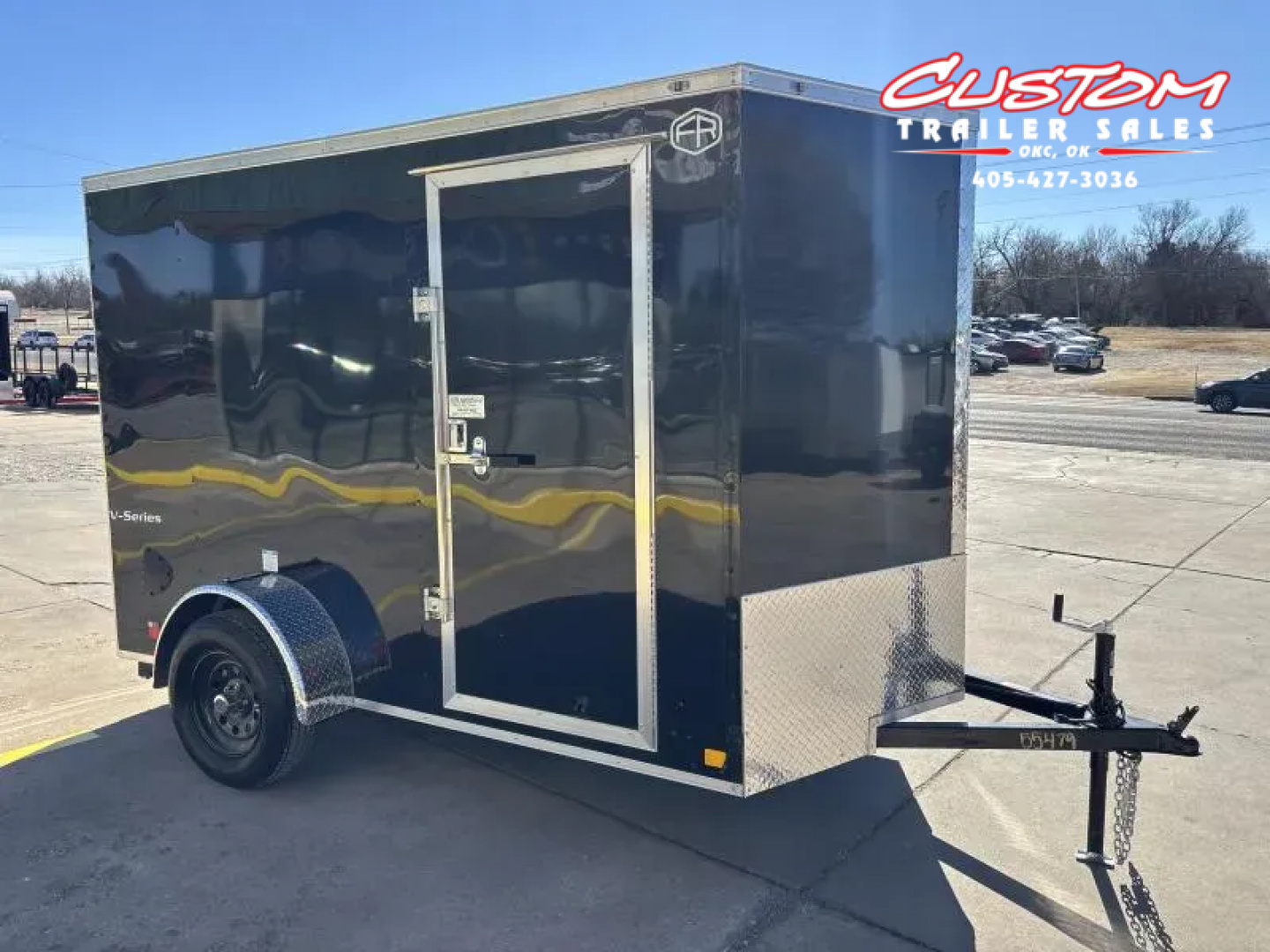 New #055479 2026 FOREST RIVER SA 6 X 10 SINGLE AXLE 3K ENCLOSED W/ REAR RAMP DOOR