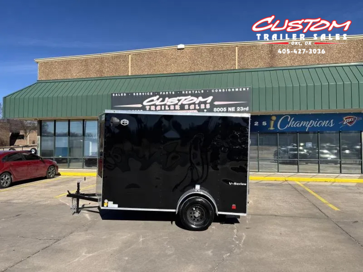 New #055479 2026 FOREST RIVER SA 6 X 10 SINGLE AXLE 3K ENCLOSED W/ REAR RAMP DOOR