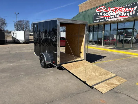 New #055479 2026 FOREST RIVER SA 6 X 10 SINGLE AXLE 3K ENCLOSED W/ REAR RAMP DOOR