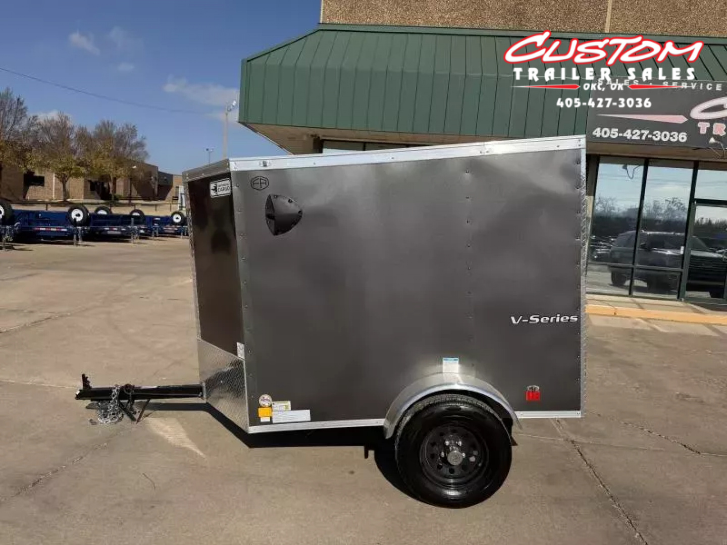 New #055591 2026 FOREST RIVER SA 4 X 6 SINGLE AXLE ENCLOSED 2K W/ REAR BARN DOOR