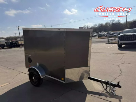 New #055591 2026 FOREST RIVER SA 4 X 6 SINGLE AXLE ENCLOSED 2K W/ REAR BARN DOOR