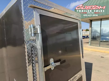New #055591 2026 FOREST RIVER SA 4 X 6 SINGLE AXLE ENCLOSED 2K W/ REAR BARN DOOR