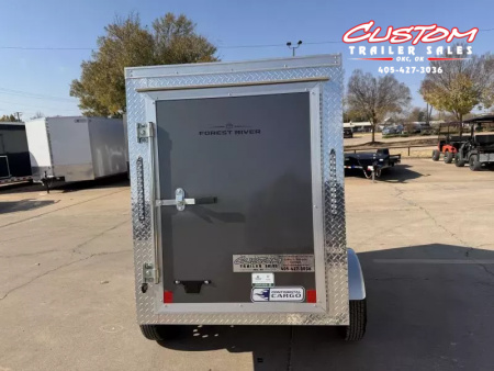New #055591 2026 FOREST RIVER SA 4 X 6 SINGLE AXLE ENCLOSED 2K W/ REAR BARN DOOR