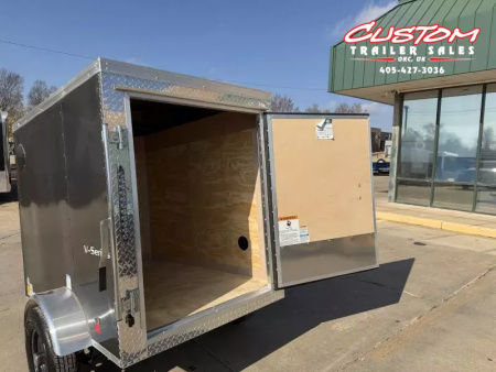 New #055591 2026 FOREST RIVER SA 4 X 6 SINGLE AXLE ENCLOSED 2K W/ REAR BARN DOOR