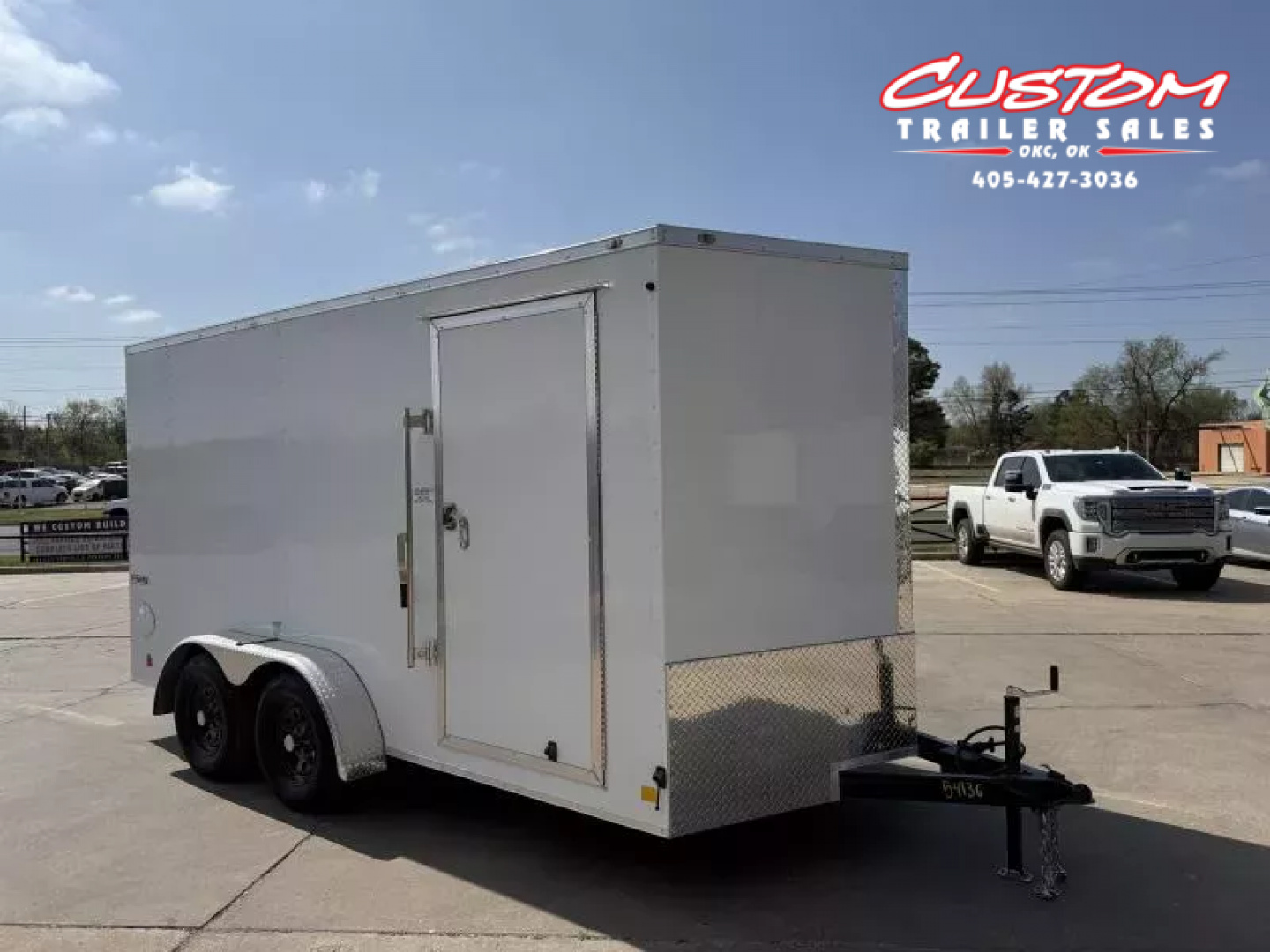 New #055663 2026 FOREST RIVER TA2 7 X 14 TANDEM AXLE 7K ENCLOSED W/ REAR RAMP DOOR