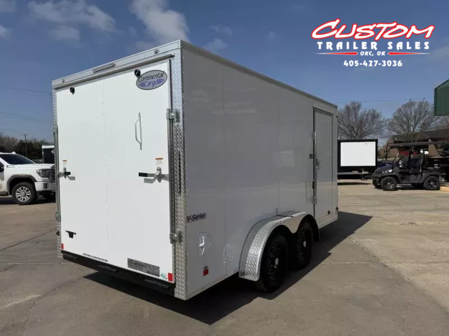 New #055663 2026 FOREST RIVER TA2 7 X 14 TANDEM AXLE 7K ENCLOSED W/ REAR RAMP DOOR