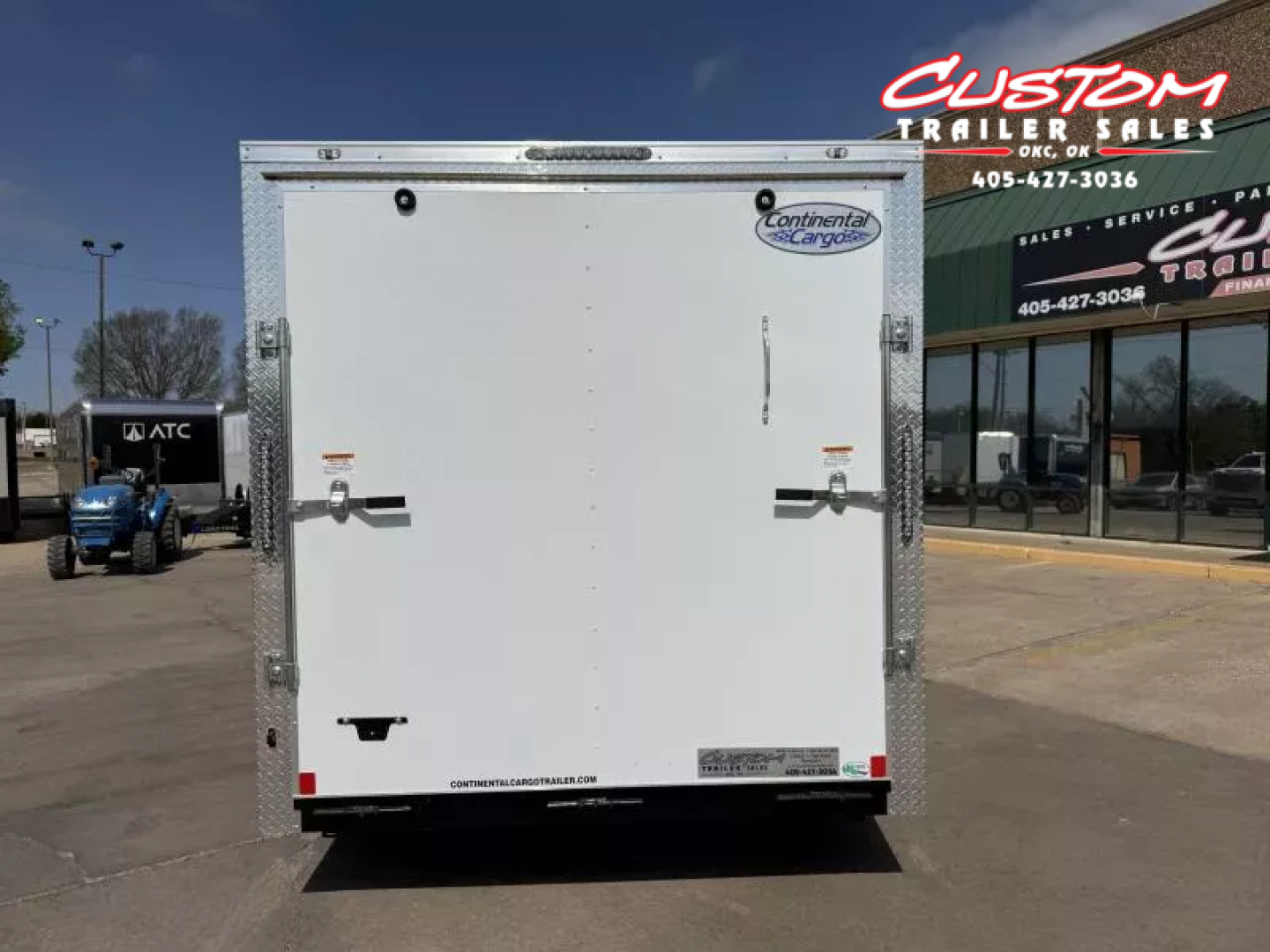 New #055663 2026 FOREST RIVER TA2 7 X 14 TANDEM AXLE 7K ENCLOSED W/ REAR RAMP DOOR