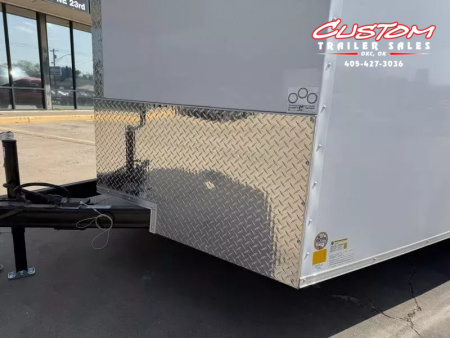 New #055663 2026 FOREST RIVER TA2 7 X 14 TANDEM AXLE 7K ENCLOSED W/ REAR RAMP DOOR